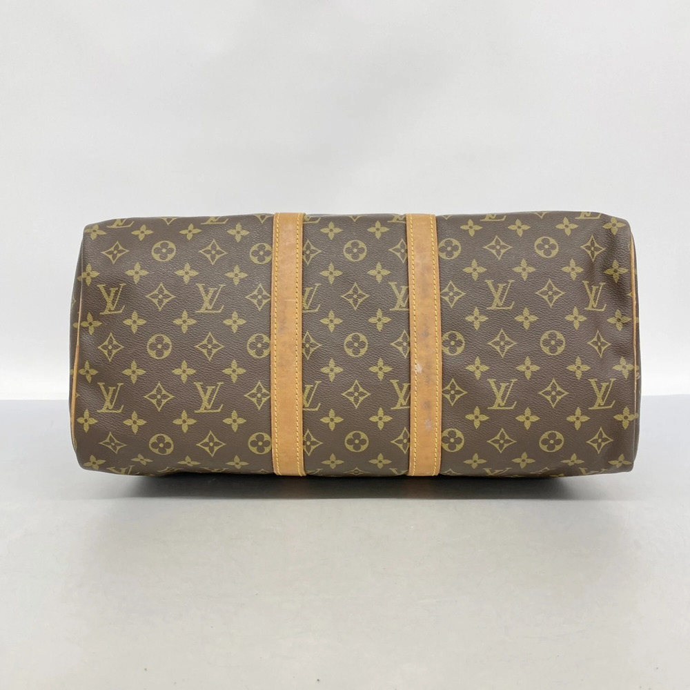 LOUIS VUITTON Authentic Brown Monogram Keepall 45 Boston Bag - Picture 3 of 10